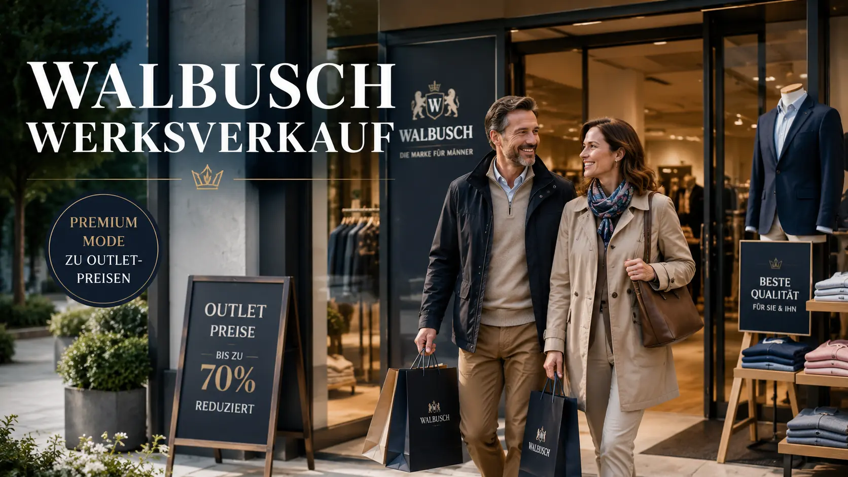 Walbusch Werksverkauf: Standorte, Öffnungszeiten und Spartipps