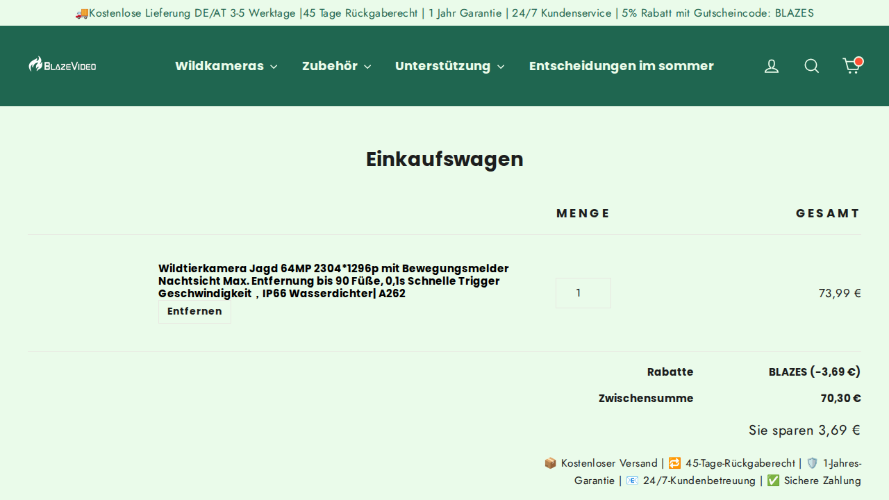 Bereinigter Prüfnachweis-Screenshot für BlazeVideo vom 25.07.2026, 20:51 Uhr