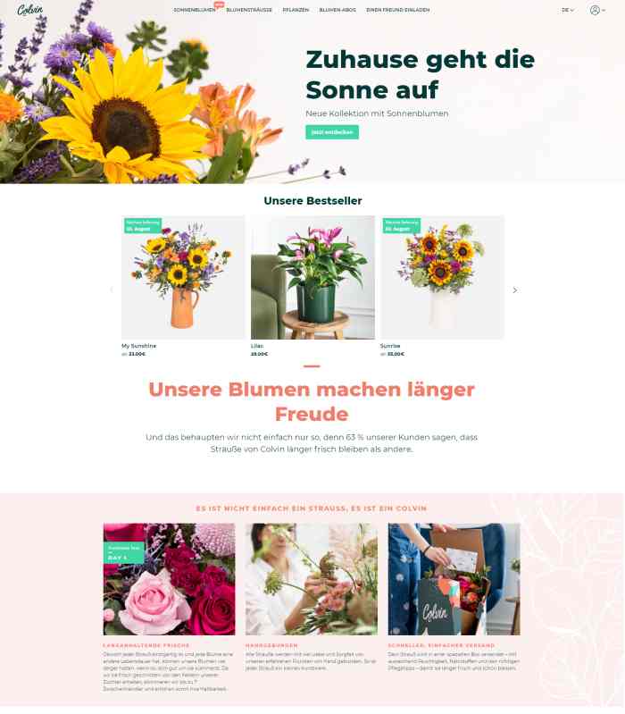 Blumen online bestellen