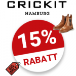 15% Crickit Gutschein