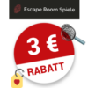 Escape Room Spiele 3 € Rabatt
