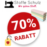 70% Stoffe Schulz Gutschein