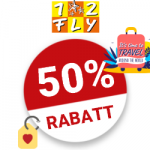 50% 1-2-Fly Gutschein