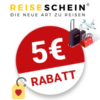 5€ Reiseschein Gutschein