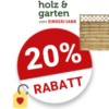20% Holz-und-Garten Gutschein