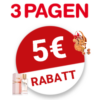 5€ 3PAGEN Gutschien