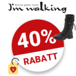 40% I'm walking Gutschein