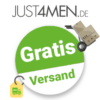 JUST4MEN Gutschein Gratis Versand