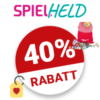 40% Spielheld Gutschein