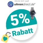 5% uhrendirect Gutschein