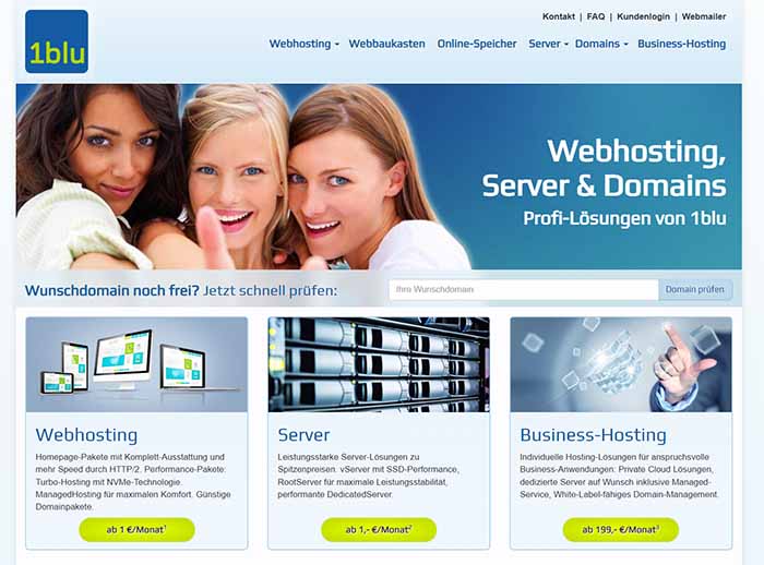 1blu - Hosting & Server