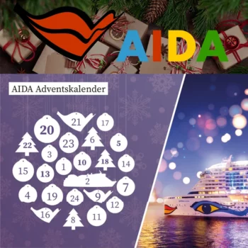 Jetzt am AIDA Adventskalender 2022 Gewinnspiel teilnehmen