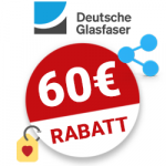 60€ Deutsche Glasfaser Gutschein