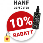 10% Hanfgefluester Gutschein