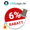 6% LEDLager Gutschein