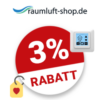 3% Raumluft-Shop Gutschein