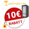 10€ webtropia.com Gutschein