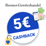 5€ Bremer-Gewürzhandel Cashback