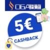 5€ CigaBuy Cashback