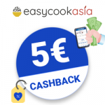 5€ EasyCookAsia Cashback