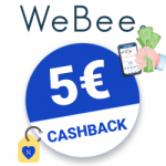 5€ WeBee Cashback