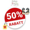 50% Zehenspiel Gutschein