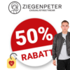 50% Ziegenpeter Gutschein