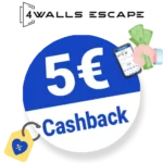 5€ 4Walls Escape Cashback