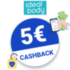5€ Idealbody Cashback