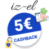 5€ Iz-el Cashback
