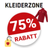 75% Kleiderzone Gutschein