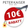 10€ PETER KAISER Gutschein