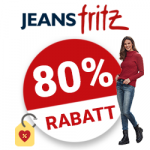 80% jeans-fritz Gutschein