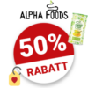 50% Alpha Foods Gutschein