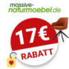 17€ Massive Naturmöbel Gutschein