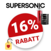 16% SUPERSONIC Gutschein