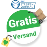 PVC Streifenvorhang Gutschein einlösen