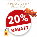 20% Snackies Gutschein