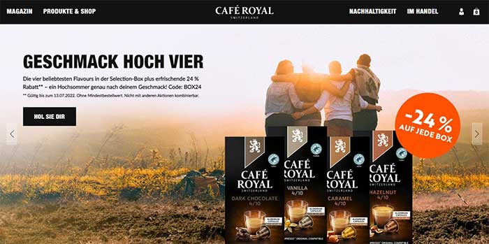 Café Royal Royales Kaffeesortiment