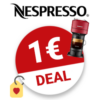 1€ Nespresso Gutschein