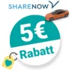 5€ SHARE NOW Gutschein