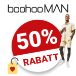 50% boohooMAN Gutschein