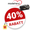 40% modeherz Gutschein