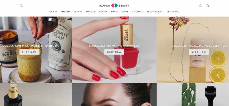 Blanda Beauty - Nachhaltiger Onlineshop