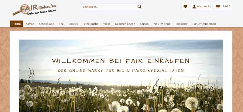 Fair Einkaufen - Nachhaltiger Onlineshop