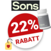 22% Sons Gutschein