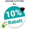 Design Letters Gutschein Gratis Versand