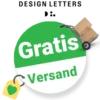 Design Letters Gutschein Gratis Versand