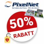 50% PixelNet Gutschein