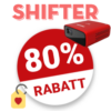 80% SHIFTER Gutschein
